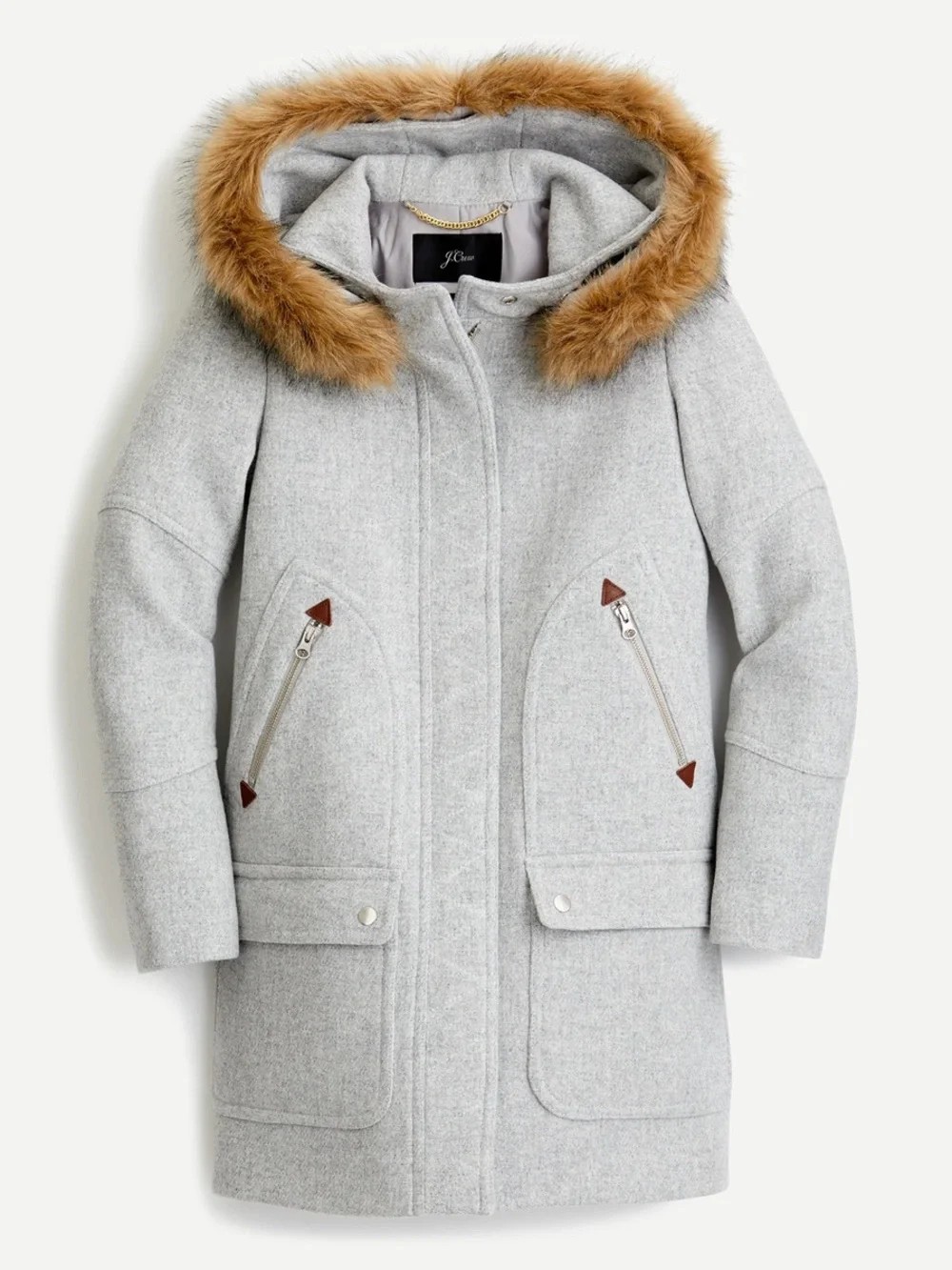 J.Crew Chateau Parka in Wool Italian Stadium Cloth